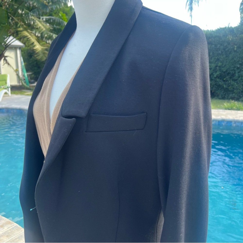 Boston Proper Black Blazer size 6 long. Button closure. With pockets. - Picture 6 of 16
